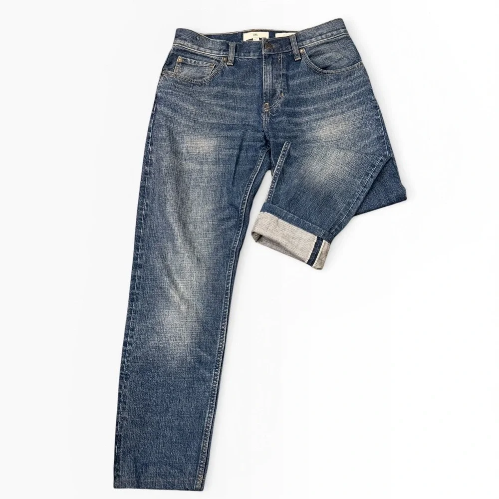 Banana‎ Republic Selvedge Slim Fit Jeans 30x34 Medium Wash Premium 100% Cotton